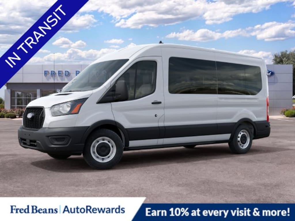 New 2027 Ford Transit-350 Passenger XL Wagon Medium Roof Van