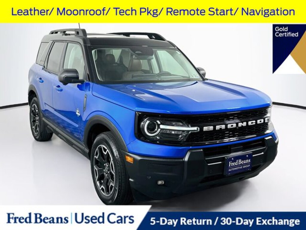 Certified 2025 Ford Bronco Sport Outer Banks SUV