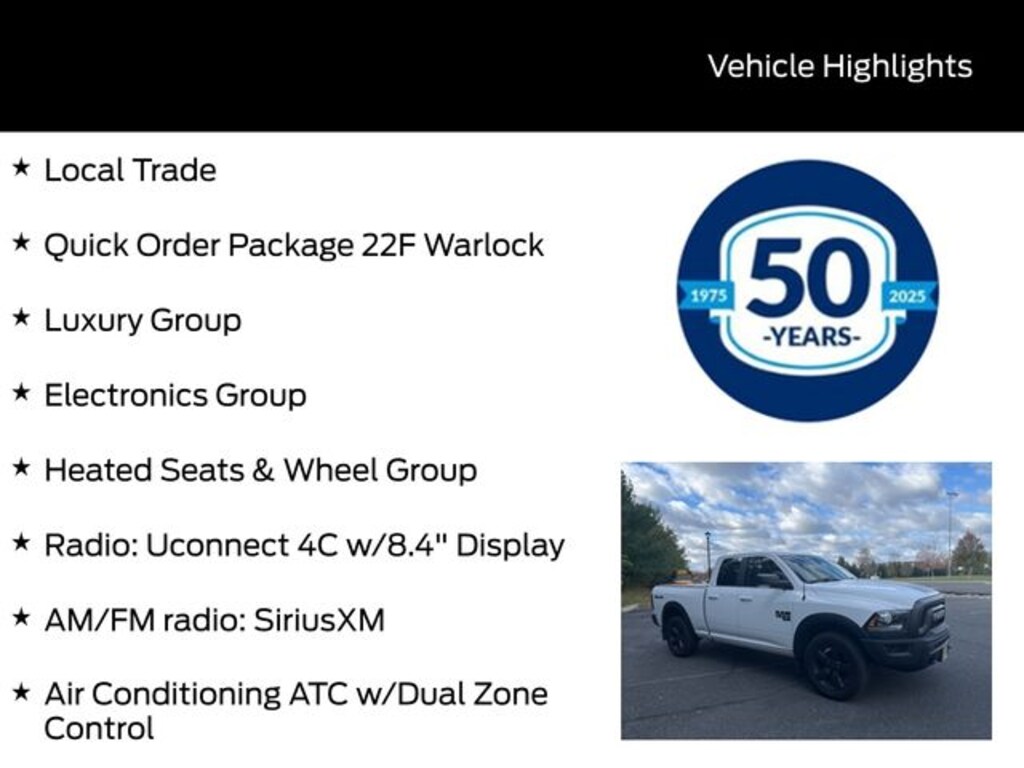 Used 2019 Ram 1500 Classic Warlock Truck Quad Cab