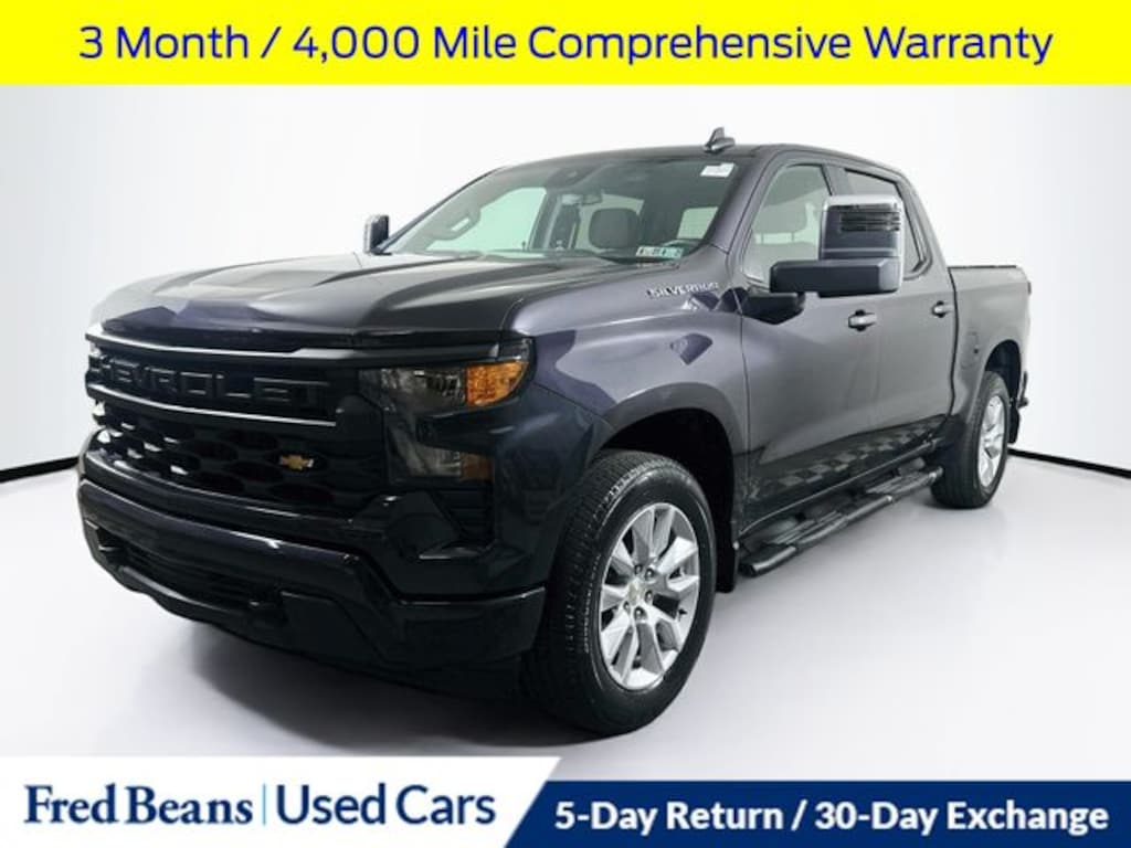 Used 2023 Chevrolet Silverado 1500 Custom Truck Crew Cab
