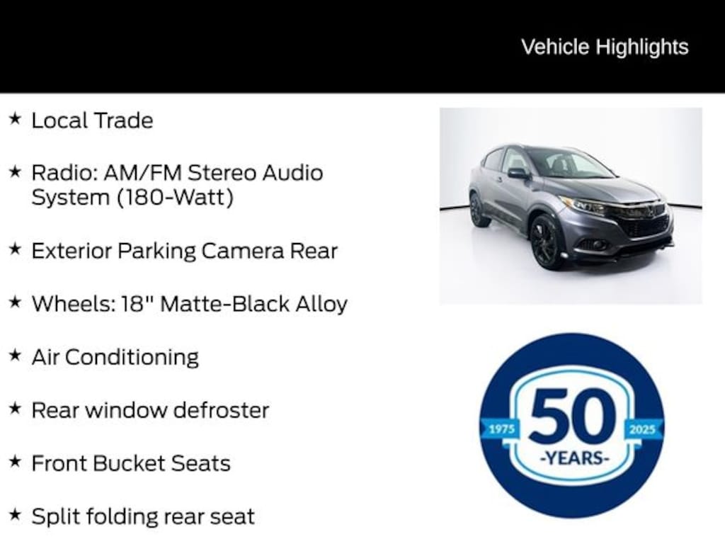 Used 2021 Honda HR-V Sport SUV