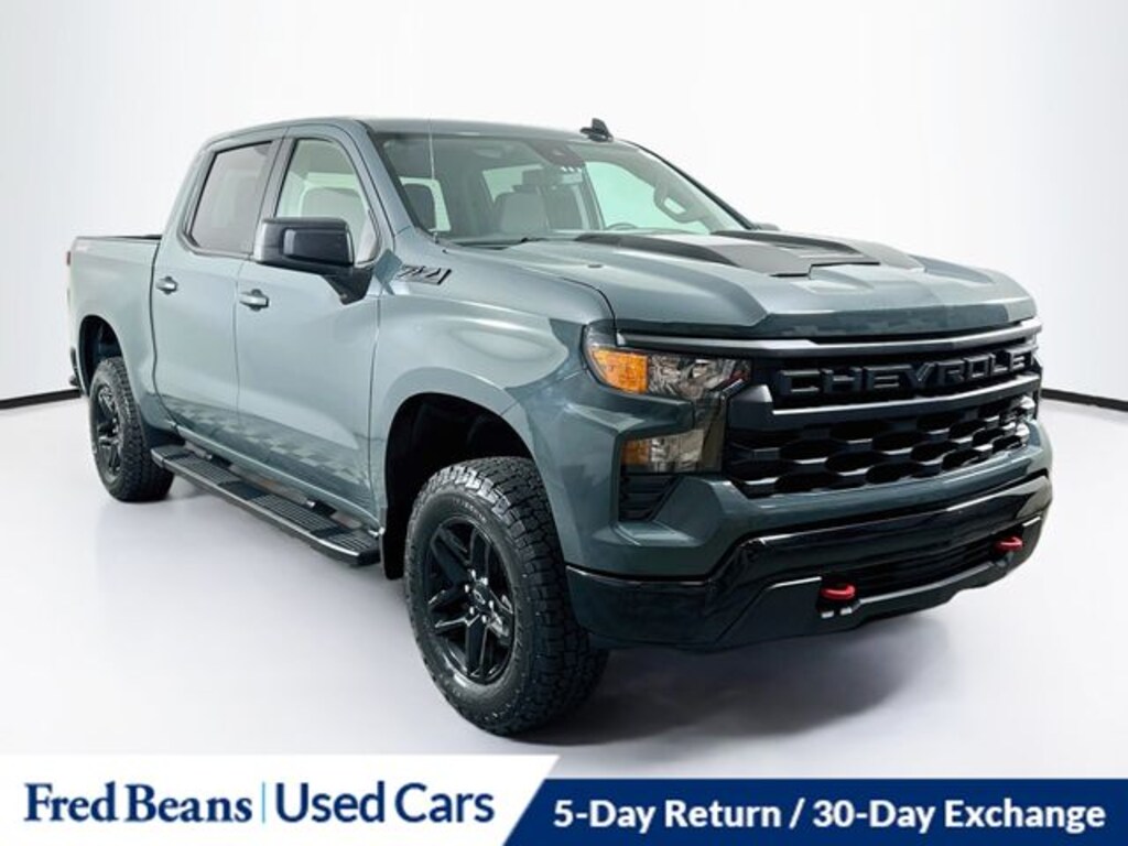 Used 2025 Chevrolet Silverado 1500 Custom Trail Boss Truck Crew Cab