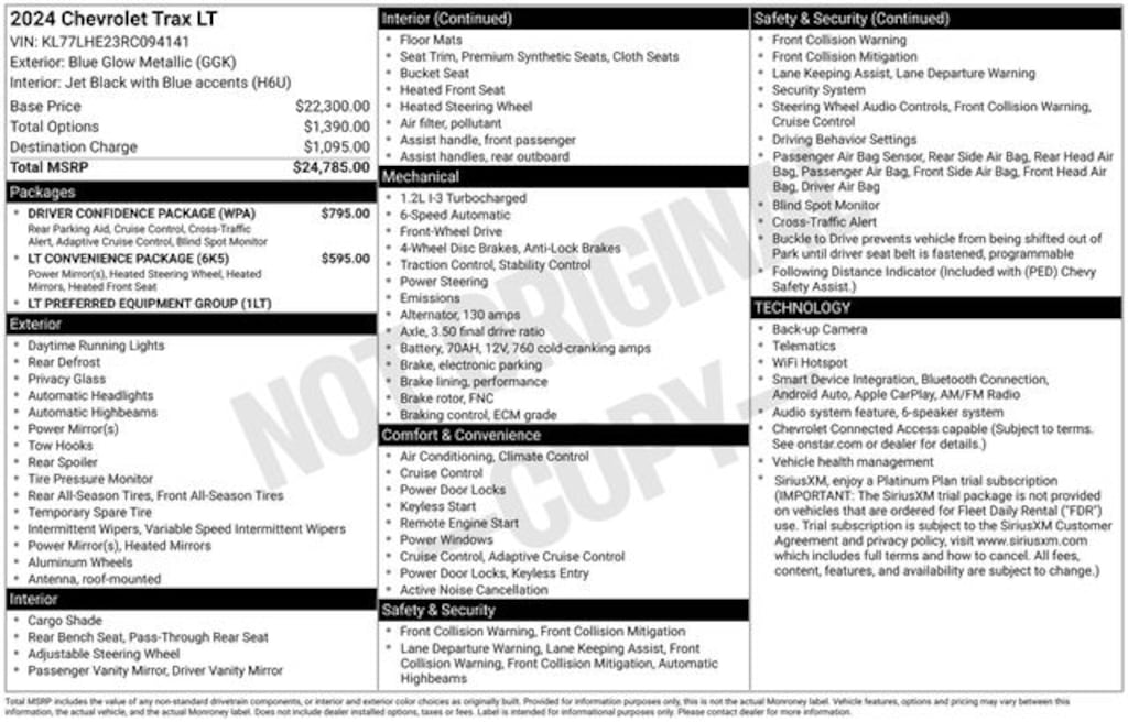 Used 2024 Chevrolet Trax LT SUV