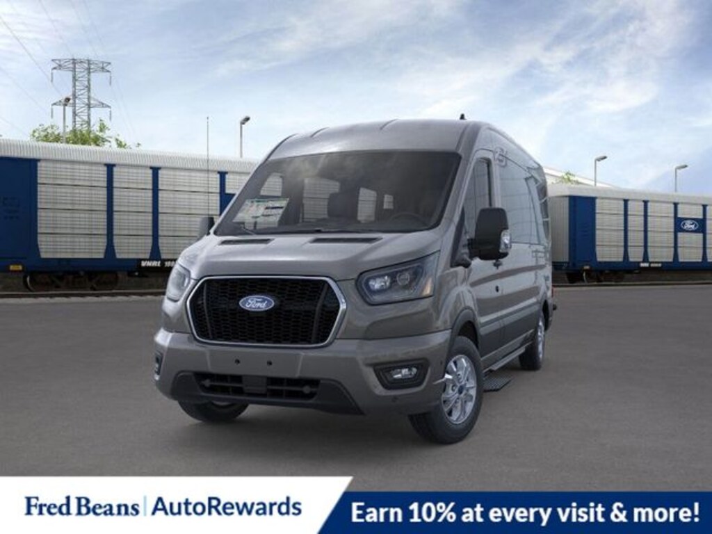 New 2026 Ford Transit-350 Passenger XLT Wagon Medium Roof Van