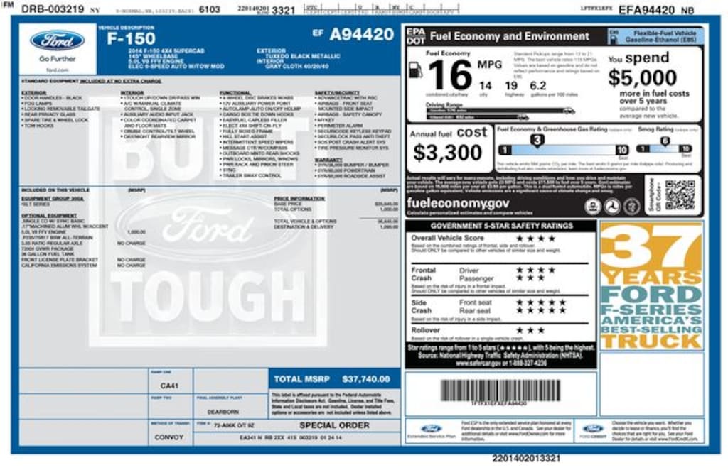 Used 2014 Ford F-150 XLT Truck SuperCab Styleside