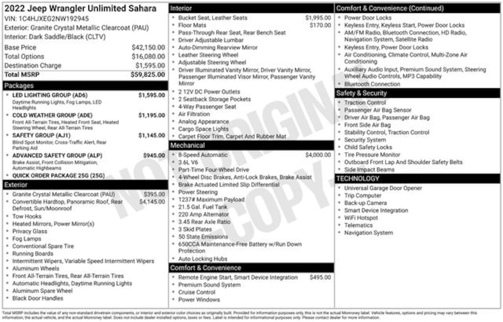 Used 2022 Jeep Wrangler Unlimited Sahara SUV