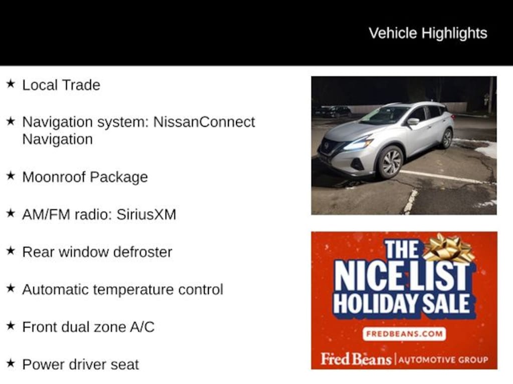 Used 2020 Nissan Murano SL SUV