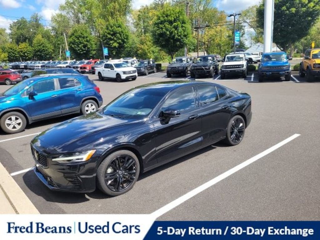Used 2024 Volvo S60 Recharge Plug-In Hybrid T8 Plus Black Edition Sedan