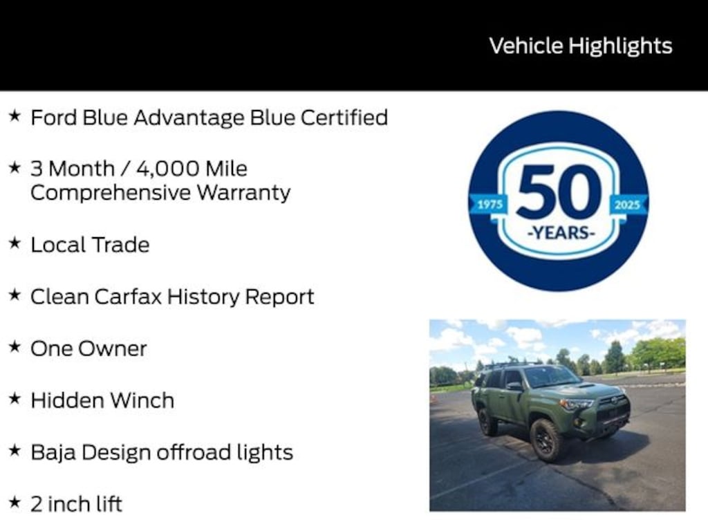 Used 2022 Toyota 4Runner TRD Off-Road Premium SUV