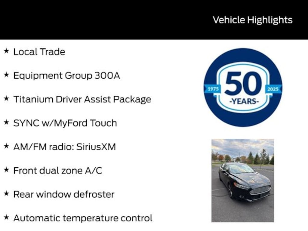 Used 2016 Ford Fusion Titanium Sedan