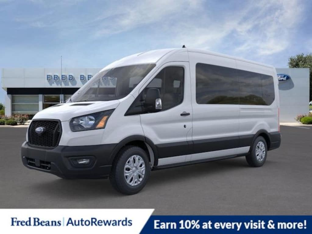 New 2025 Ford Transit-350 Passenger XL Wagon Medium Roof Van