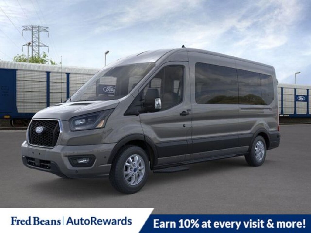 New 2026 Ford Transit-350 Passenger XLT Wagon Medium Roof Van
