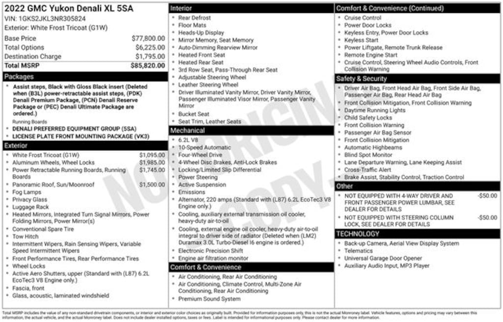 Certified 2022 GMC Yukon XL Denali SUV