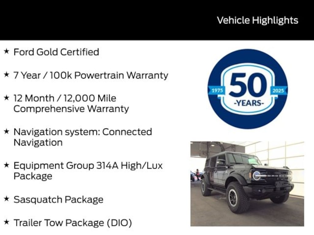 Used 2024 Ford Bronco Outer Banks SUV