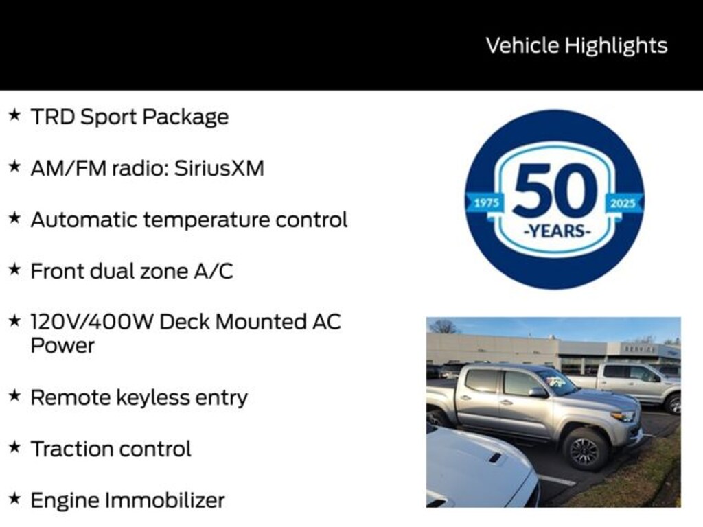 Used 2021 Toyota Tacoma TRD Sport Truck Double Cab