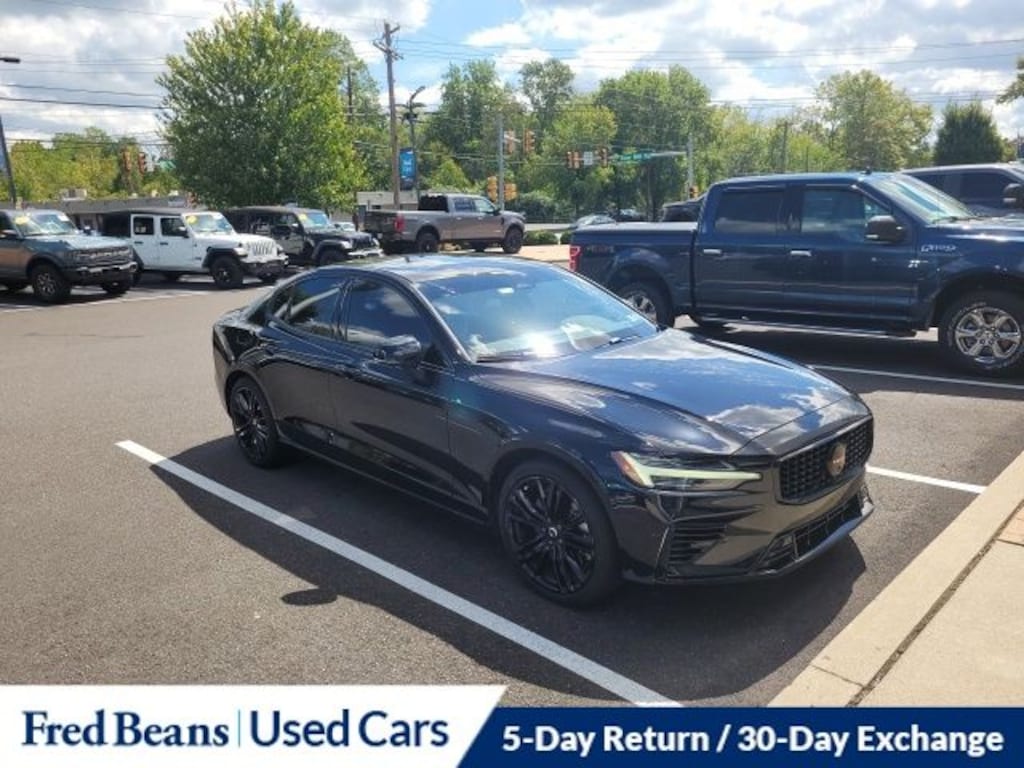 Used 2024 Volvo S60 Recharge Plug-In Hybrid T8 Plus Black Edition Sedan