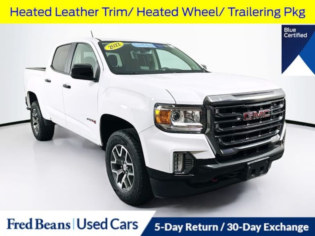 Certified 2022 GMC Canyon AT4 w/Cloth Truck Crew Cab
