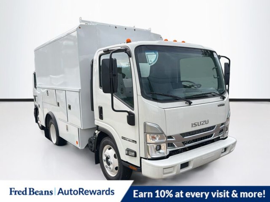 New 2025 Isuzu NPR 11ft Reading Enclosed Service Body
