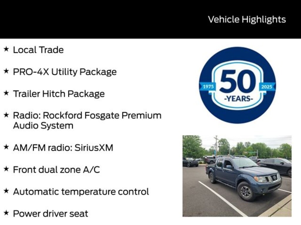 Used 2020 Nissan Frontier PRO-4X Truck Crew Cab