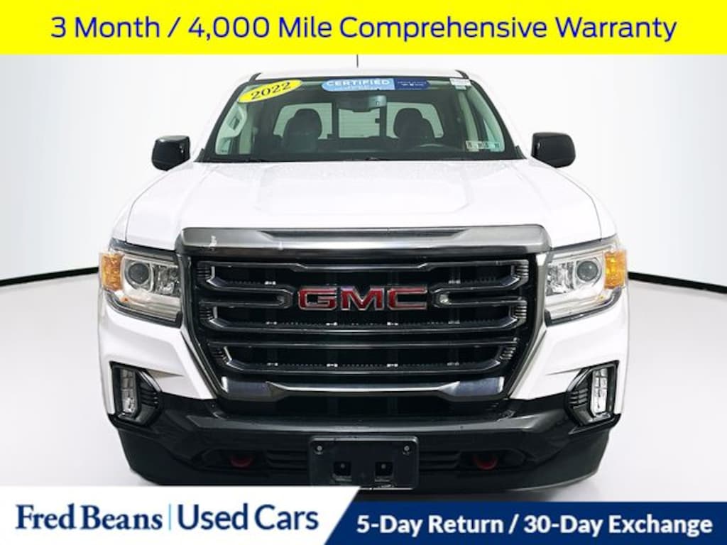 Certified 2022 GMC Canyon AT4 w/Cloth Truck Crew Cab