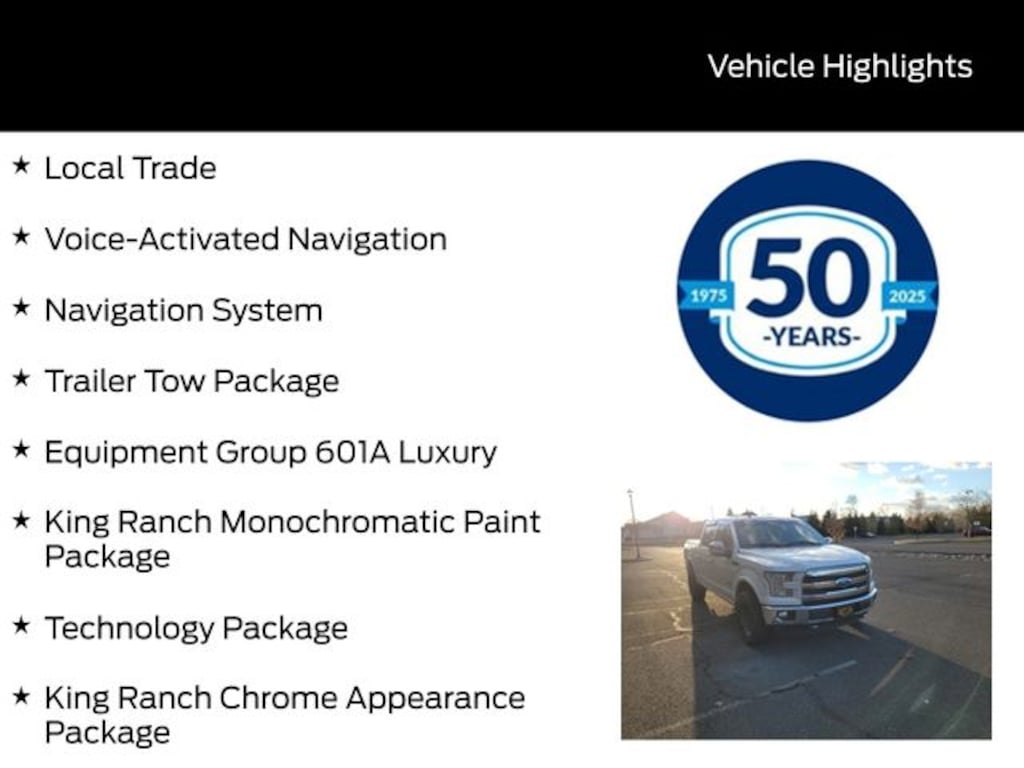 Used 2016 Ford F-150 King Ranch Truck SuperCrew Cab