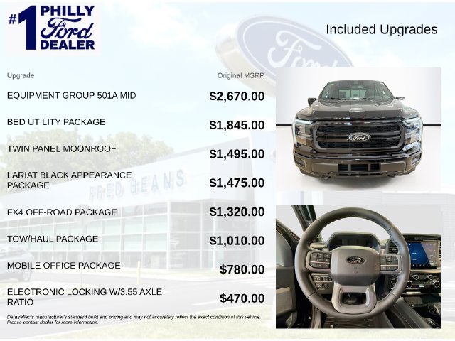 New 2026 Ford F-150 Lariat Truck SuperCrew Cab