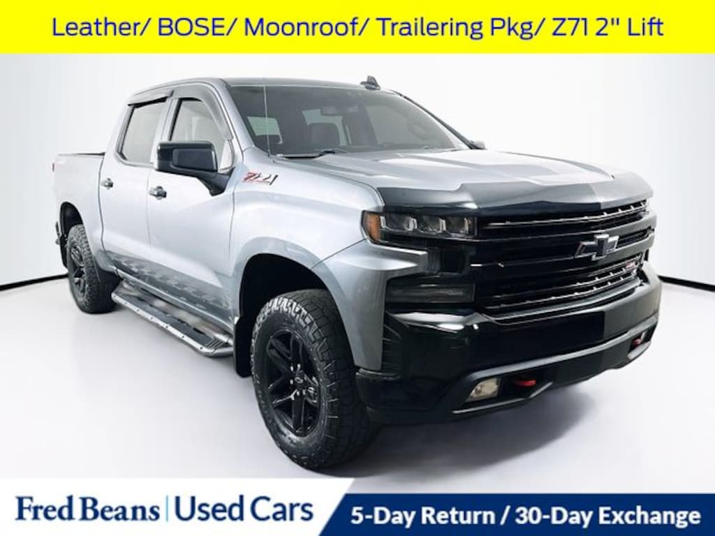 Used 2020 Chevrolet Silverado 1500 LT Trail Boss Truck Crew Cab