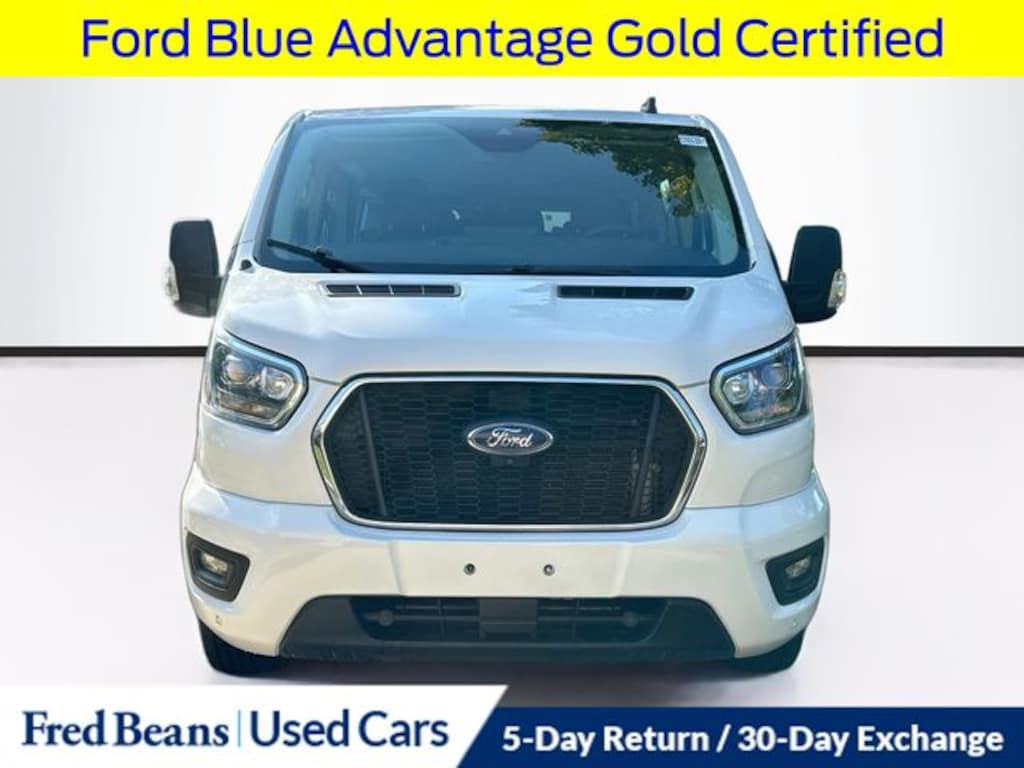 Certified 2023 Ford Transit-350 XLT Wagon Low Roof Van