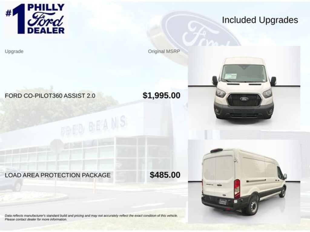 New 2026 Ford Transit-250 Cargo Base Van Medium Roof Van