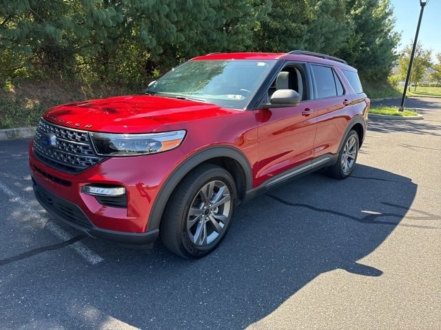 Certified 2021 Ford Explorer XLT with VIN 1FMSK8DH5MGB66556 for sale in Doylestown, PA