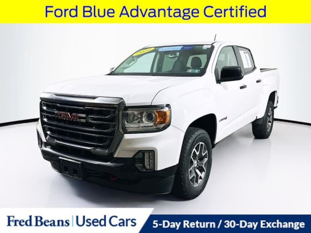 Certified 2022 GMC Canyon AT4 w/Cloth Truck Crew Cab