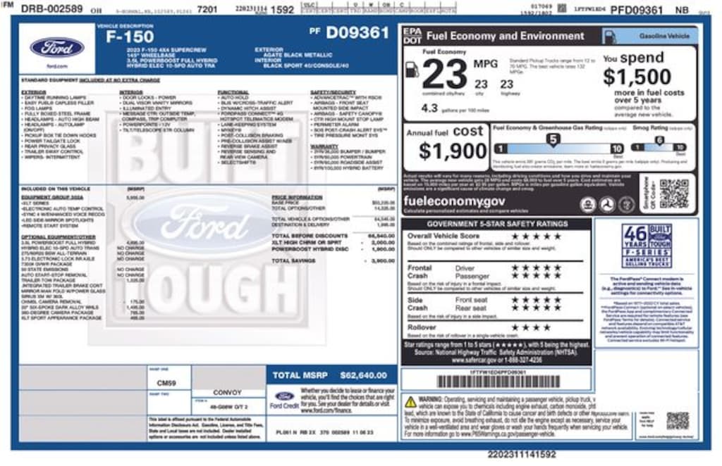 Certified 2023 Ford F-150 XLT Truck SuperCrew Cab