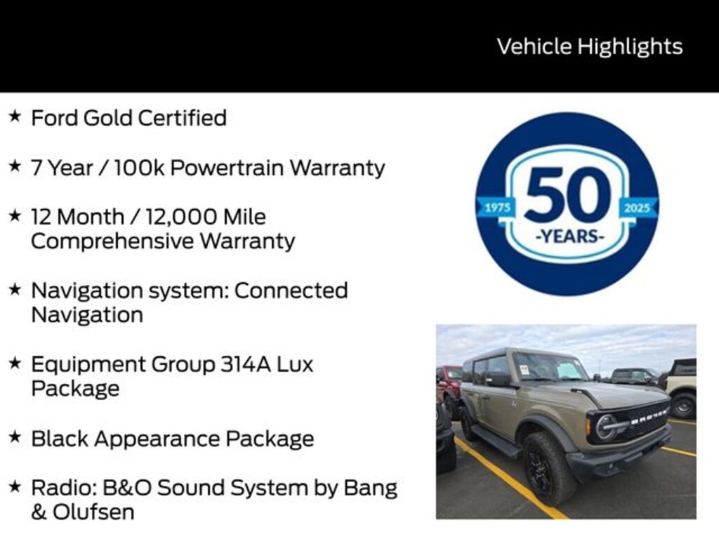 Used 2025 Ford Bronco Outer Banks SUV