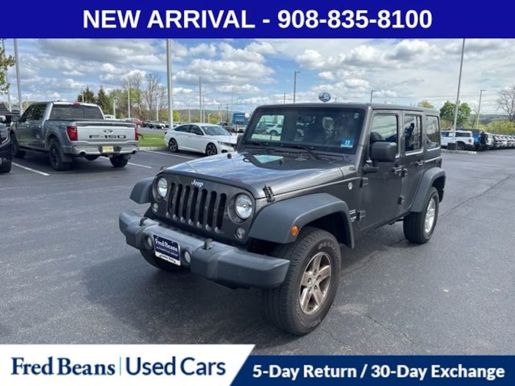 Used 2016 Jeep Wrangler JK Unlimited Sport 4X4 SUV