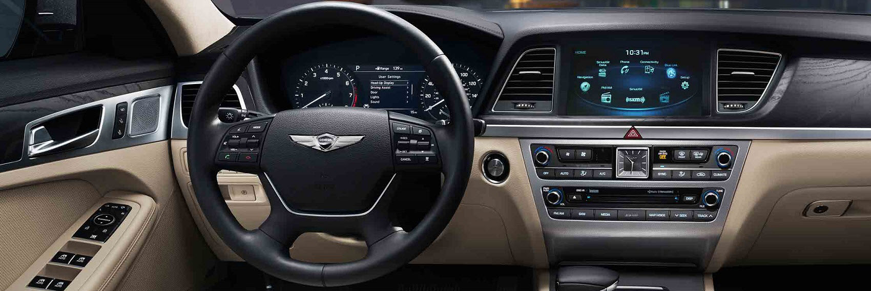 Genesis G80 Interior Dashboard