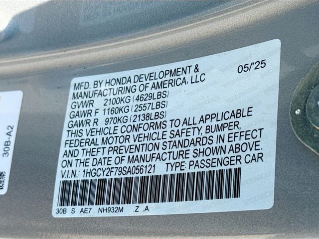 2025 Honda Accord Hybrid Sport-L - Photo 36