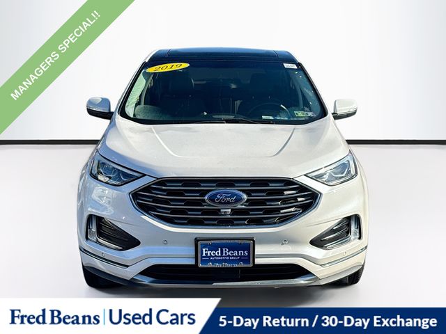 Used 2019 Ford Edge Titanium with VIN 2FMPK4K97KBB33928 for sale in Abington, PA