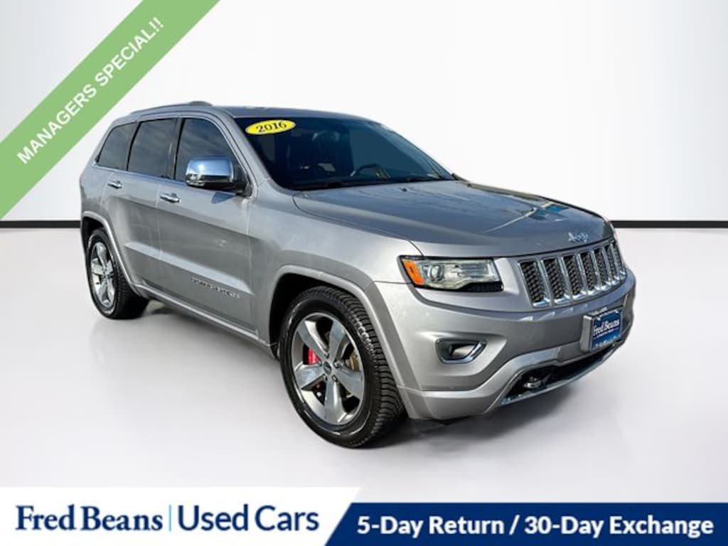 Used 2016 Jeep Grand Cherokee Overland SUV