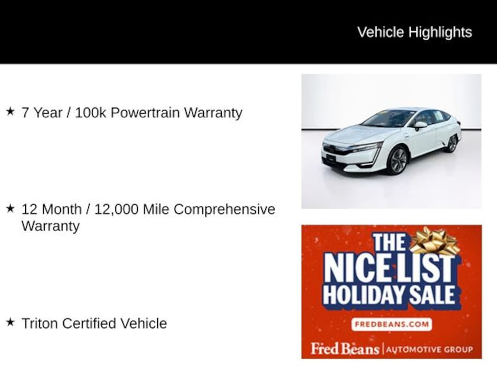 Used 2021 Honda Clarity Plug-In Hybrid Base Sedan