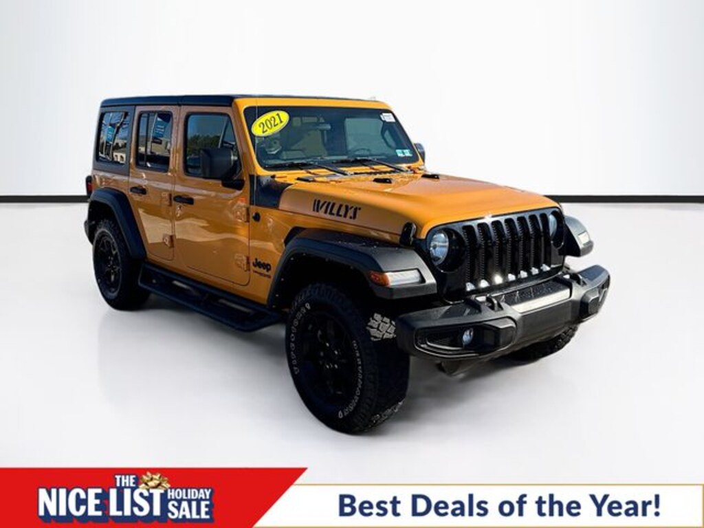 Used 2021 Jeep Wrangler Unlimited Willys SUV