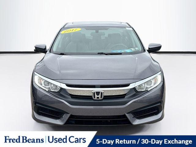 Used 2017 Honda Civic EX with VIN 2HGFC2F70HH574642 for sale in Abington, PA