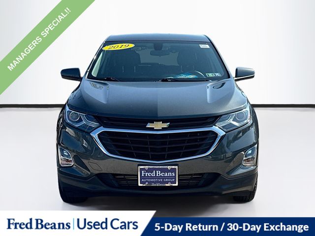 Certified 2019 Chevrolet Equinox LT with VIN 3GNAXUEV0KS681095 for sale in Abington, PA