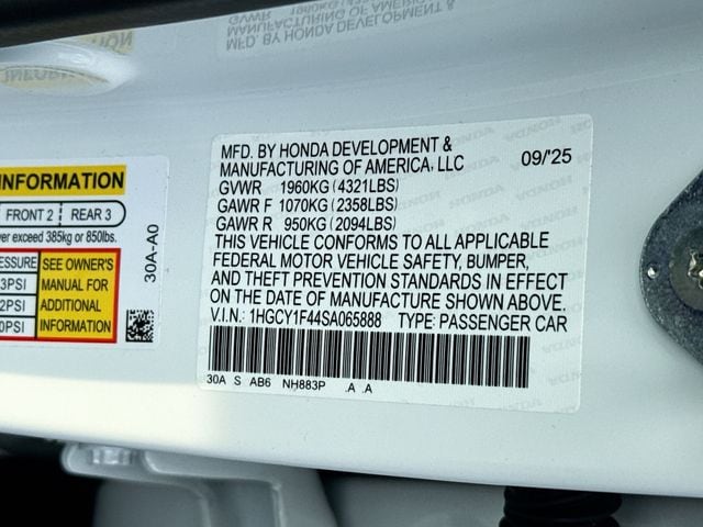 2025 Honda Accord SE - Photo 36
