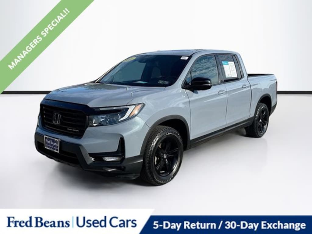 Certified 2022 Honda Ridgeline Black Edition Truck