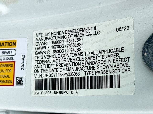 2023 Honda Accord EX - Photo 35