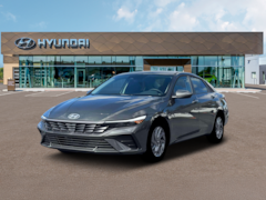 2026 Hyundai Elantra Hybrid Blue Sedan