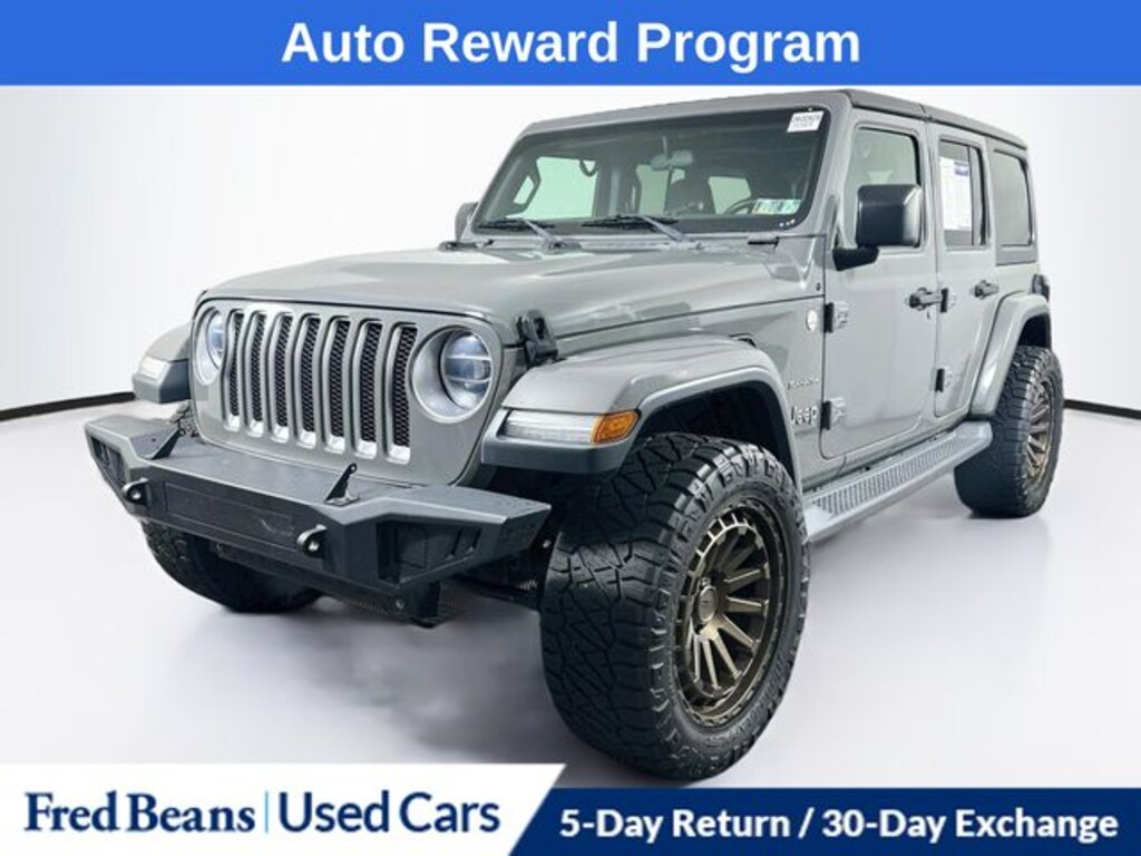 Used 2019 Jeep Wrangler Unlimited Sahara 4x4 SUV