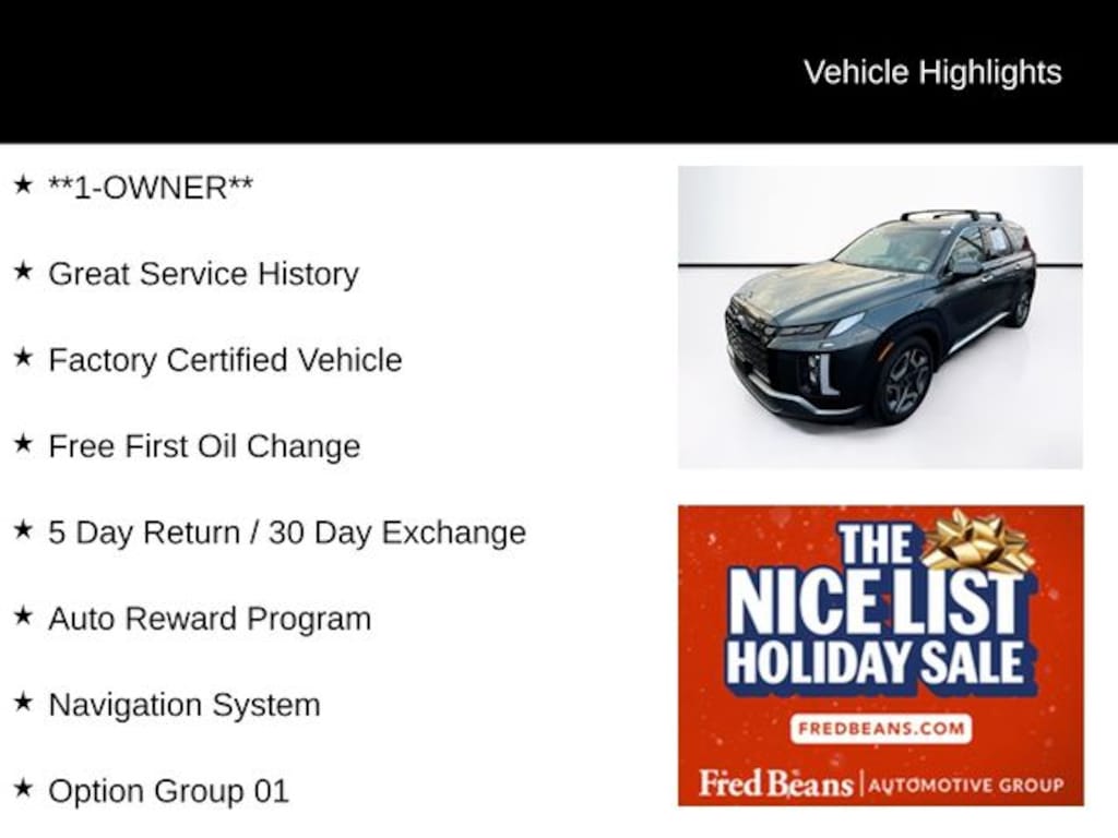 Certified 2023 Hyundai Palisade Limited SUV