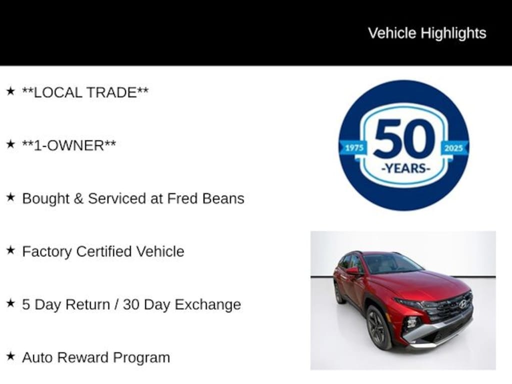 Certified 2026 Hyundai Tucson SEL SUV