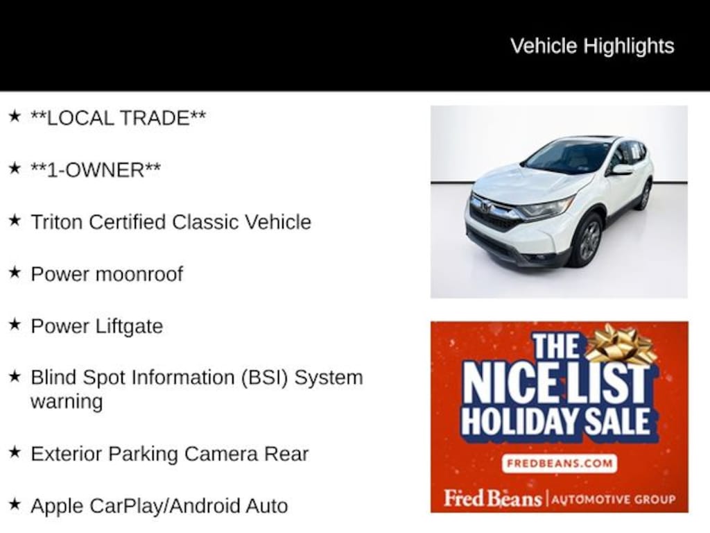 Used 2018 Honda CR-V EX-L SUV